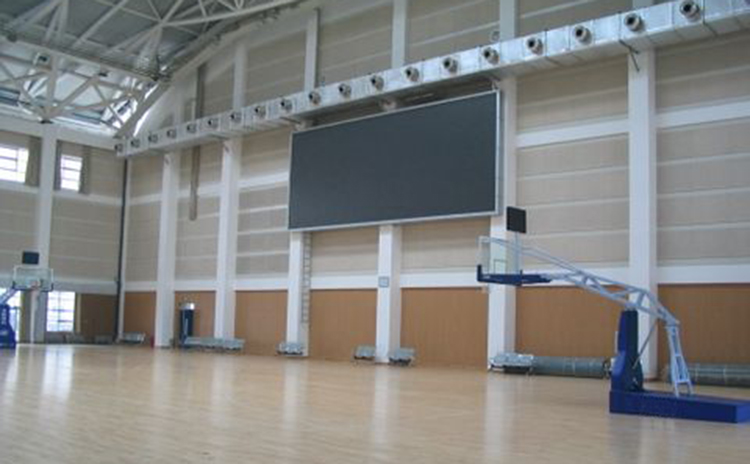 廣東廣州某醫院籃球館吸音板工程