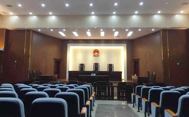 四川自貢法院中纖密度吸音板聲學工程-1